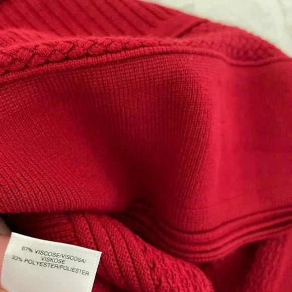 Rachel Roy Collection burgundy knit midi dress - Picture 10 of 12